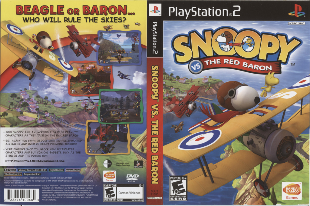 Snoopy Vs The Red Baron — box-texture (US)