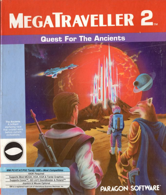 Megatraveller 2 - Quest For The Ancients box art