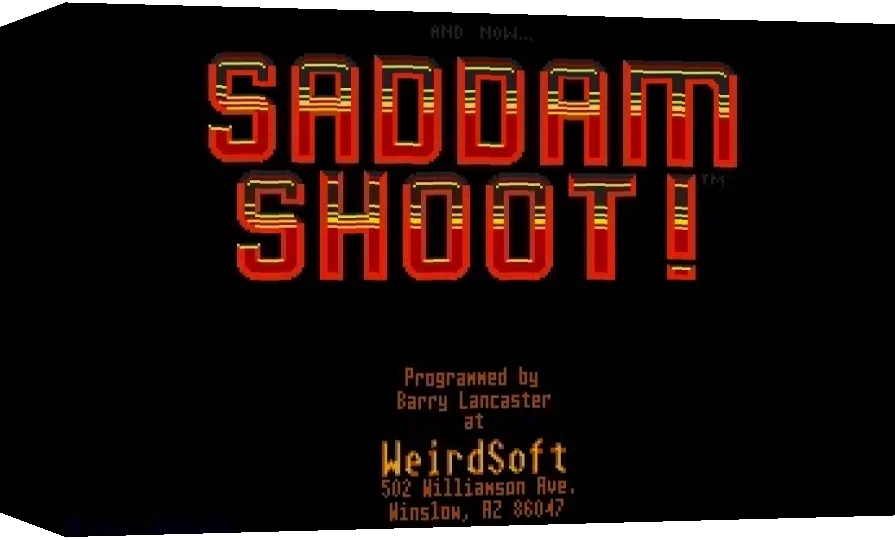 Saddam Shoot! — box-3D (WOR)