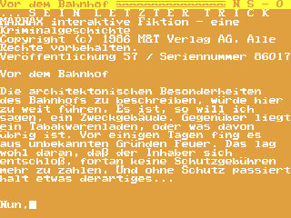 ...sein letzter Trick — ss (WOR)