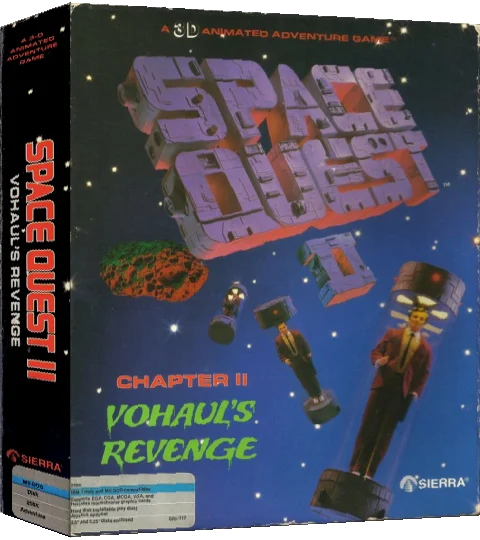 Space Quest 2 - Chapter 2 - Vohaul's Revenge — box-3D (US)