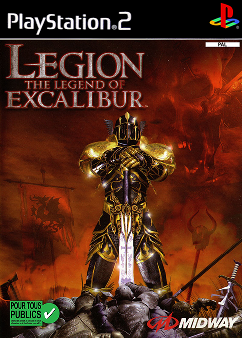 Legion - The Legend of Excalibur — box-2D (FR)