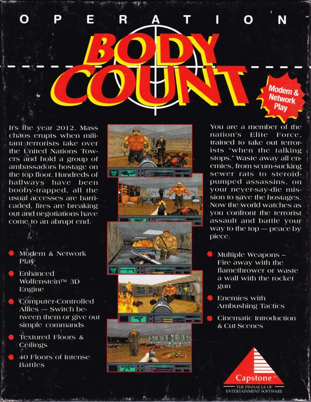 Operation Body Count — box-2D-back (EU)