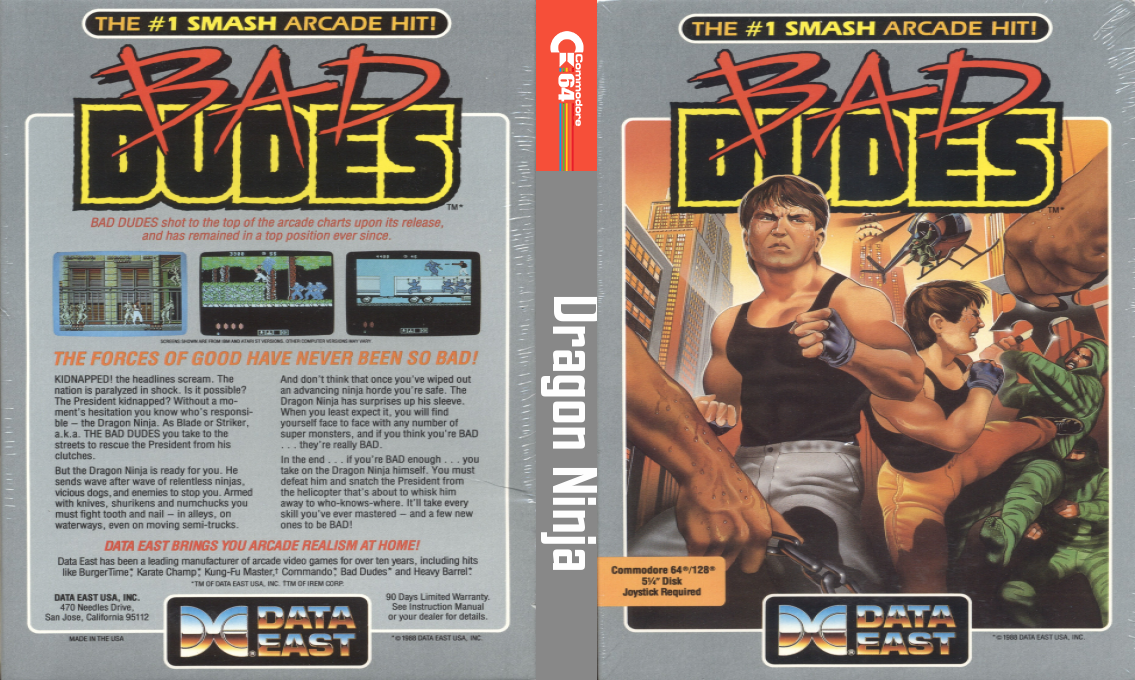 Bad Dudes Vs Dragon Ninja — box-texture (US)