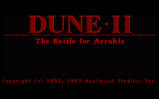 Dune II - Battle for Arrakis — sstitle (WOR)