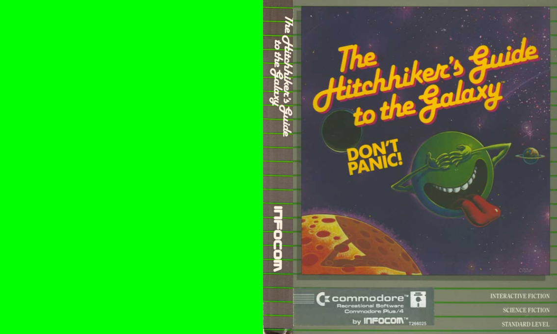 Hitchhiker's Guide To The Galaxy, The — box-texture (US)