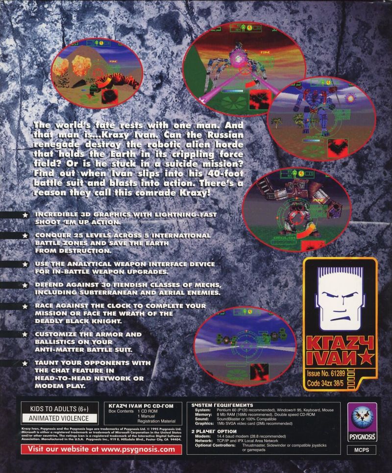 Krazy Ivan — box-2D-back (US)