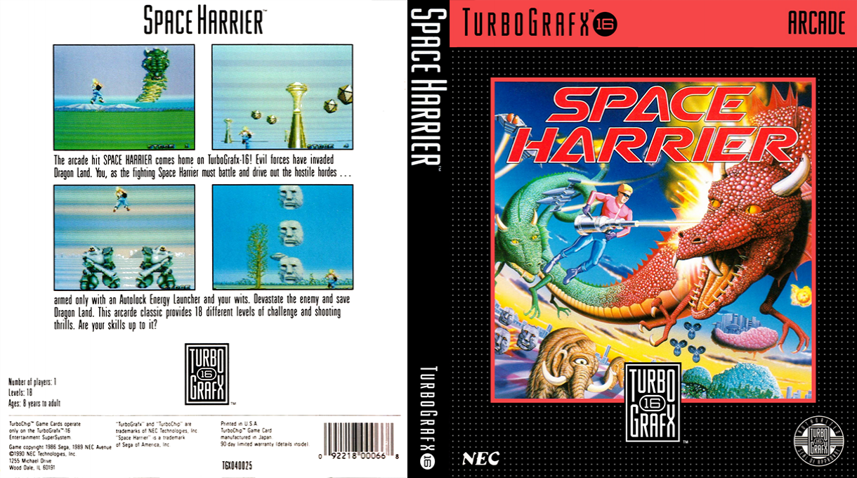 Space Harrier — box-texture (US)