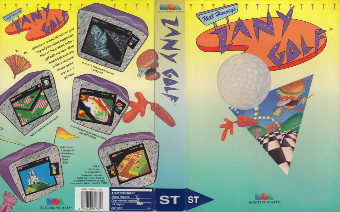 Will Harvey's Zany Golf — box-texture (US)