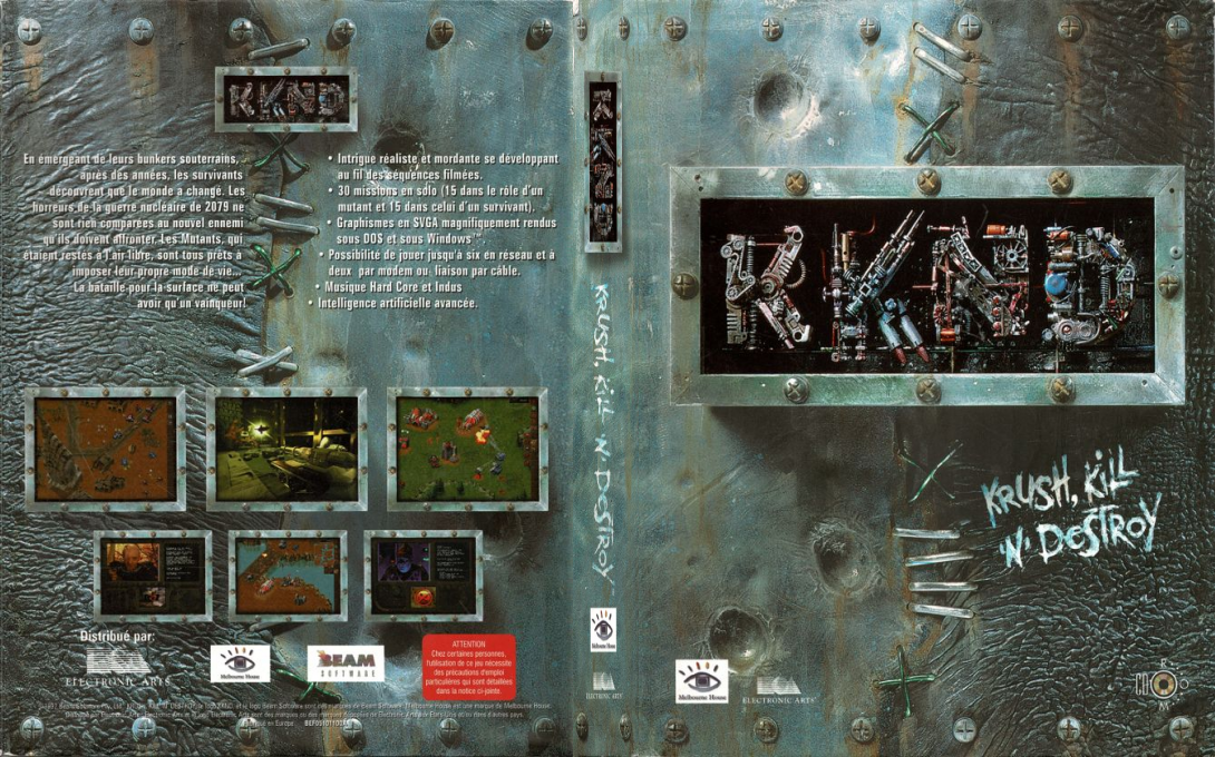 KKND - Krush Kill 'N Destroy — box-texture (FR)