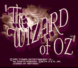 Wizard Of Oz The — sstitle (WOR)