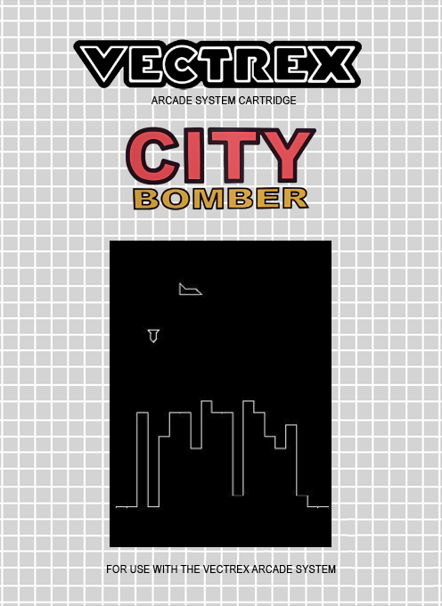 Vectrex City Bomber Freeware Edition — box-2D (SS)