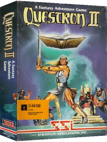 Questron II — box-3D (US)