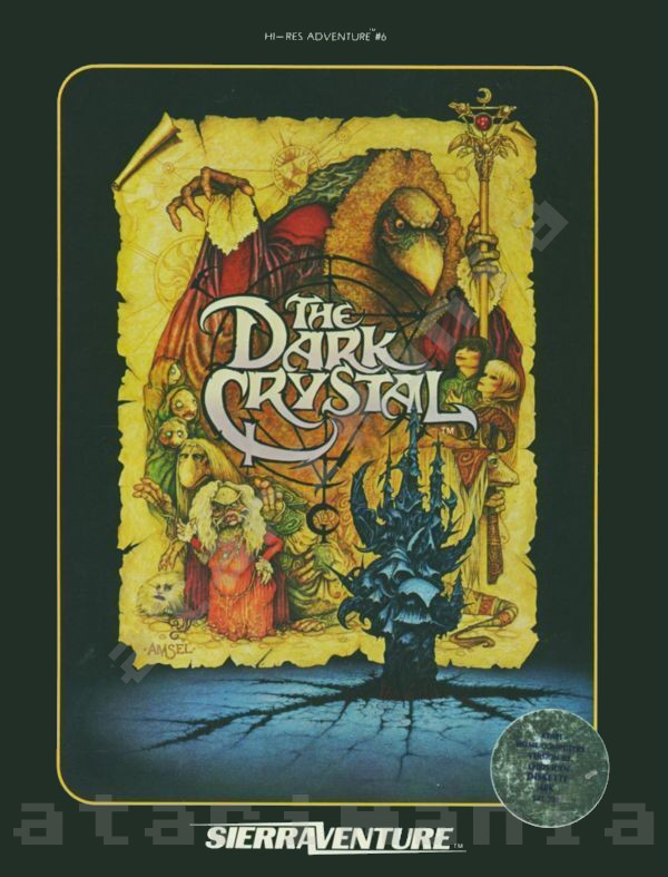 Hi-res Adventure #6 - The Dark Crystal box art