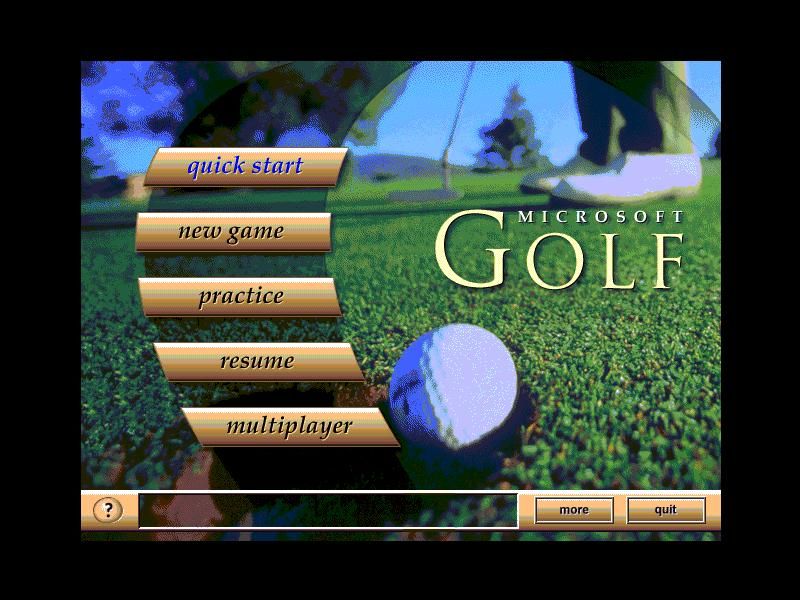 Microsoft Golf 3.0 — sstitle (WOR)