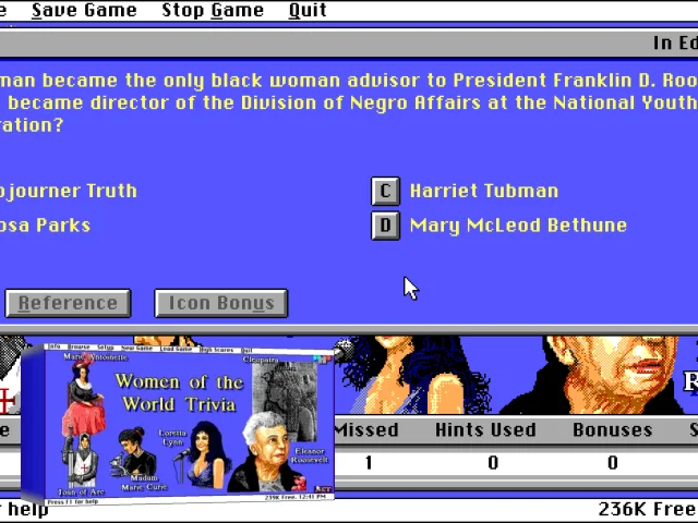 Women of the World Trivia — mixrbv2 (WOR)