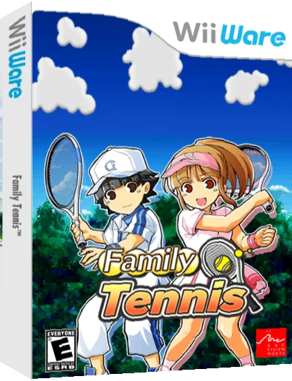 Family Tennis — box-3D (US)