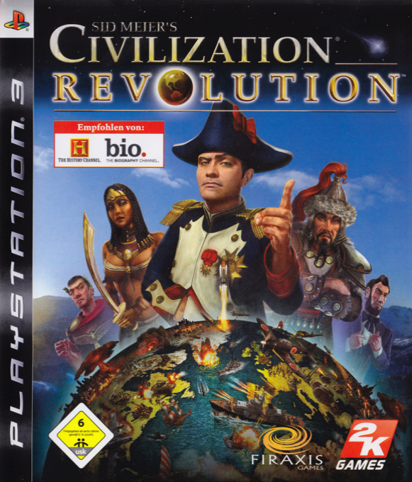 Sid Meier's Civilization Revolution — box-2D (DE)