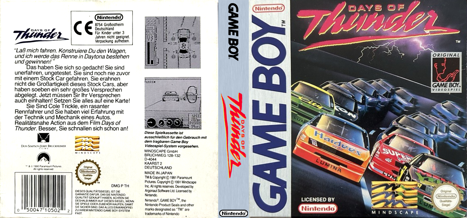 Days Of Thunder — box-texture (DE)