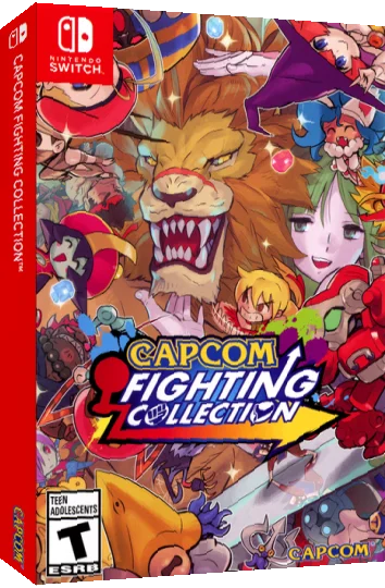 Capcom Fighting Collection — box-3D (US)