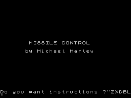 Missile Control — sstitle (WOR)