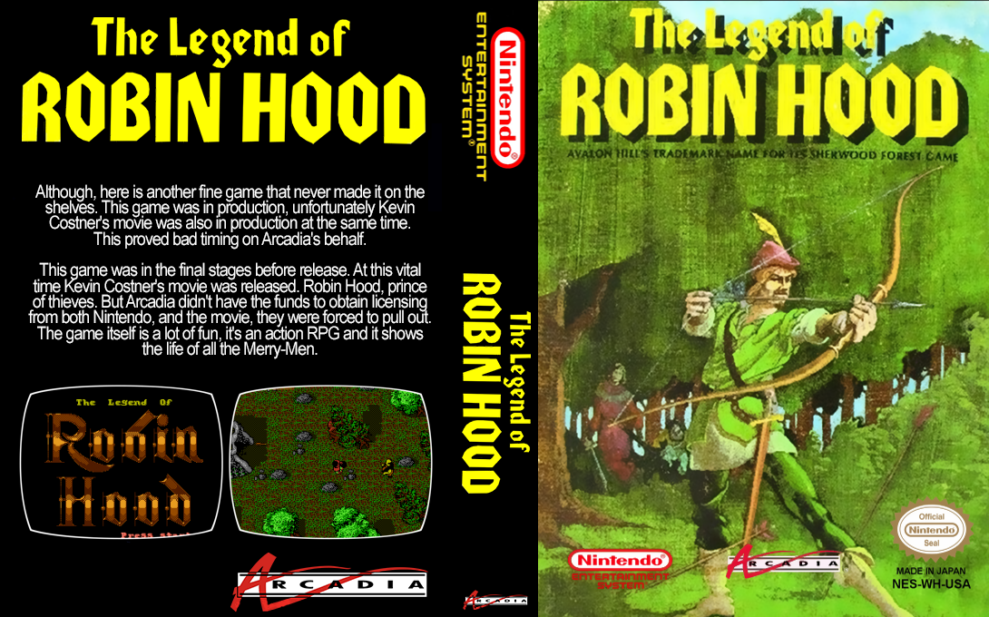 Legend Of Robin Hood, The — box-texture (US)