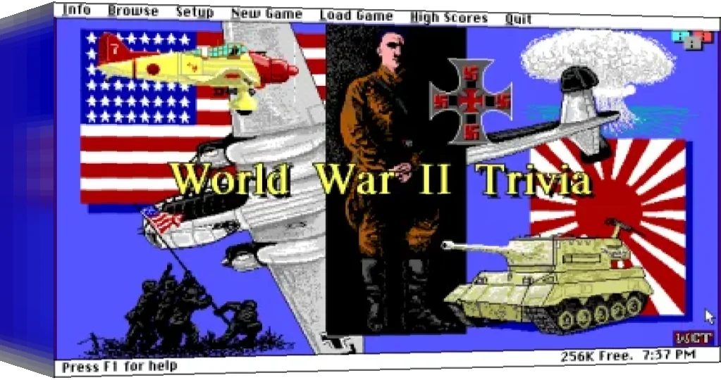 World War II Trivia — box-3D (WOR)