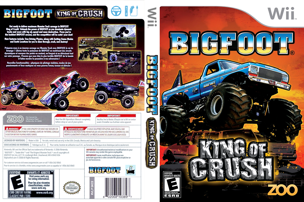 Bigfoot - King of Crush — box-texture (US)