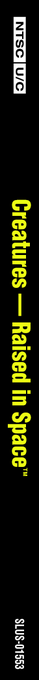 Creatures - Raised in Space — box-2D-side (US)