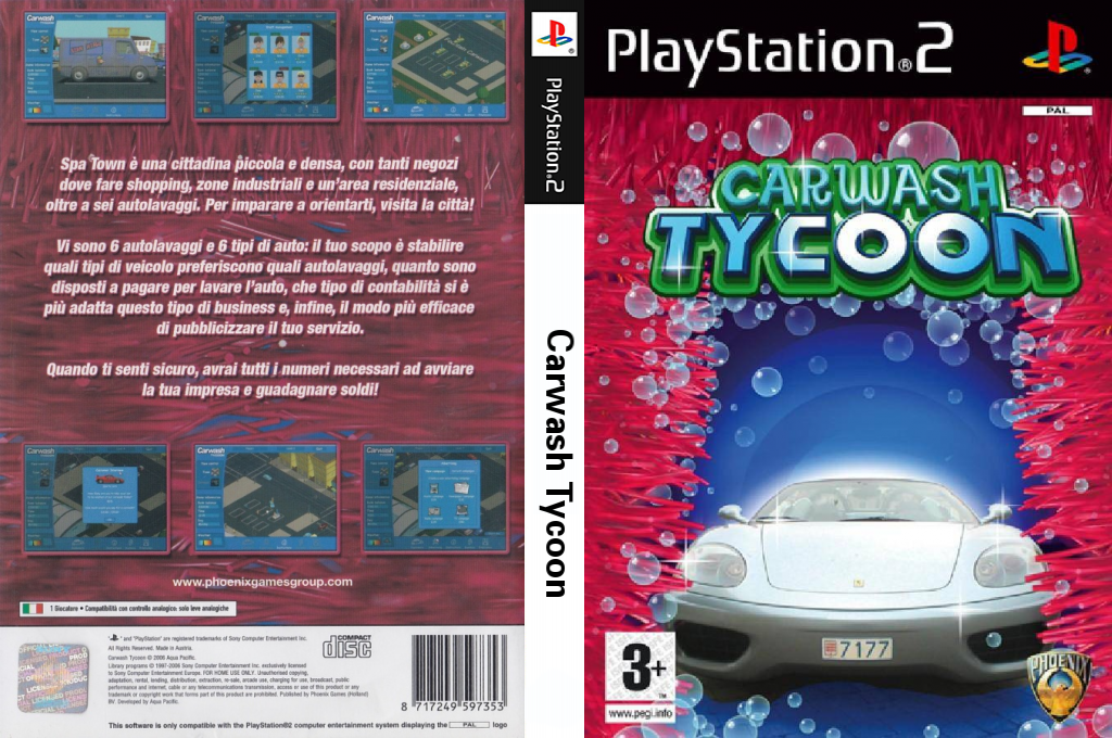 Carwash Tycoon — box-texture (IT)