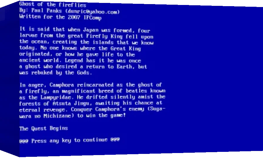 Ghost of the Fireflies — box-3D (WOR)