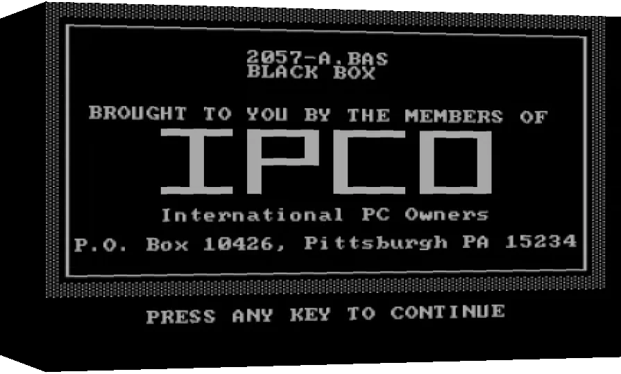 Black Box — box-3D (WOR)