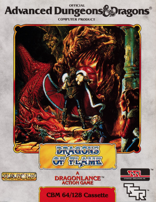Dragons Of Flame — box-2D (EU)