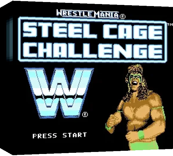 WWE Wrestlemania Steel Cage Challenge — box-3D (WOR)