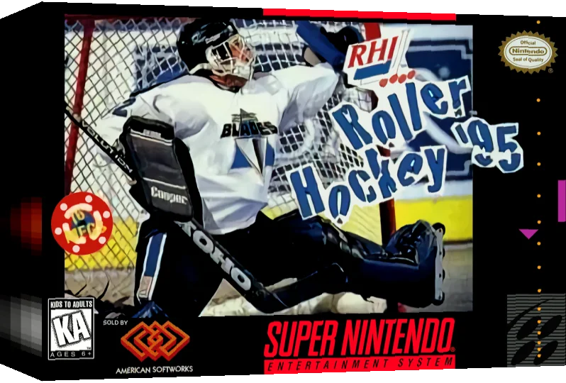 RHI Roller Hockey '95 — box-3D (US)