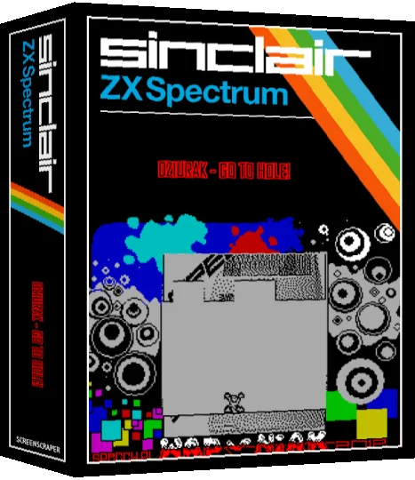 Dziurak - Go To Hole! — box-3D (SS)