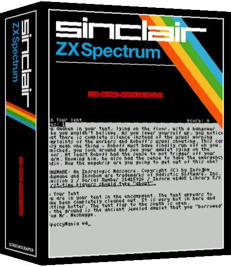ZxZvm - Inhumane - An Infralogic Massacre — box-3D (SS)