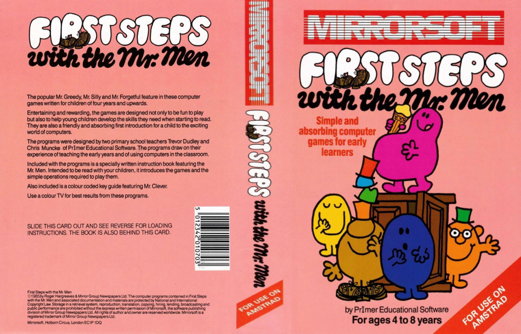First Steps With The Mr Men — box-texture (EU)