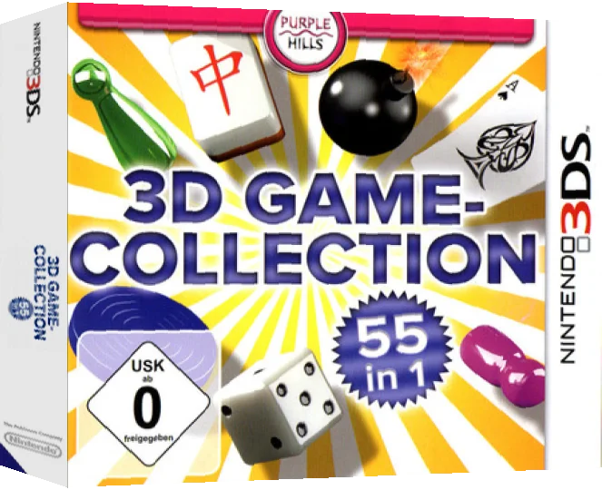 3D Game Collection - 55-in-1 — box-3D (EU)