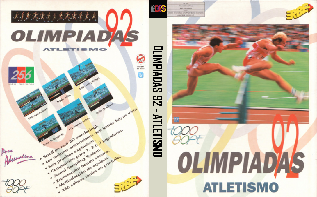 Olimpiadas 92 - Atletismo — box-texture (SP)