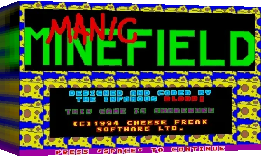 Manic Minefield — box-3D (WOR)