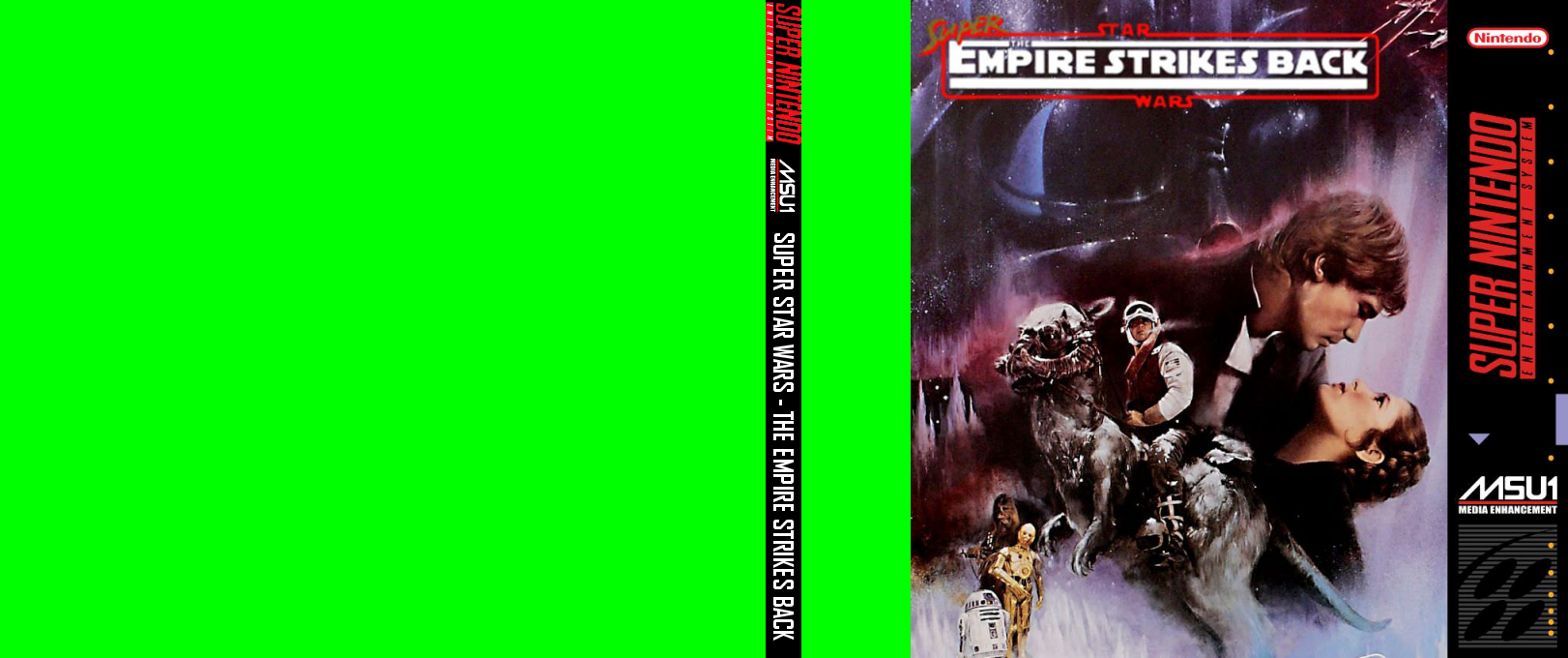 Super Star Wars : The Empire Strikes Back — box-texture (US)