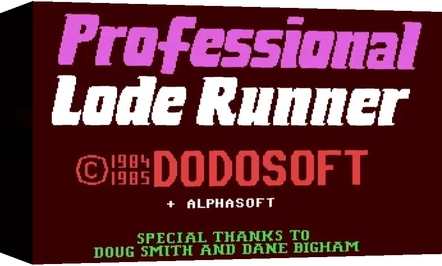Professional Lode Runner — box-3D (WOR)