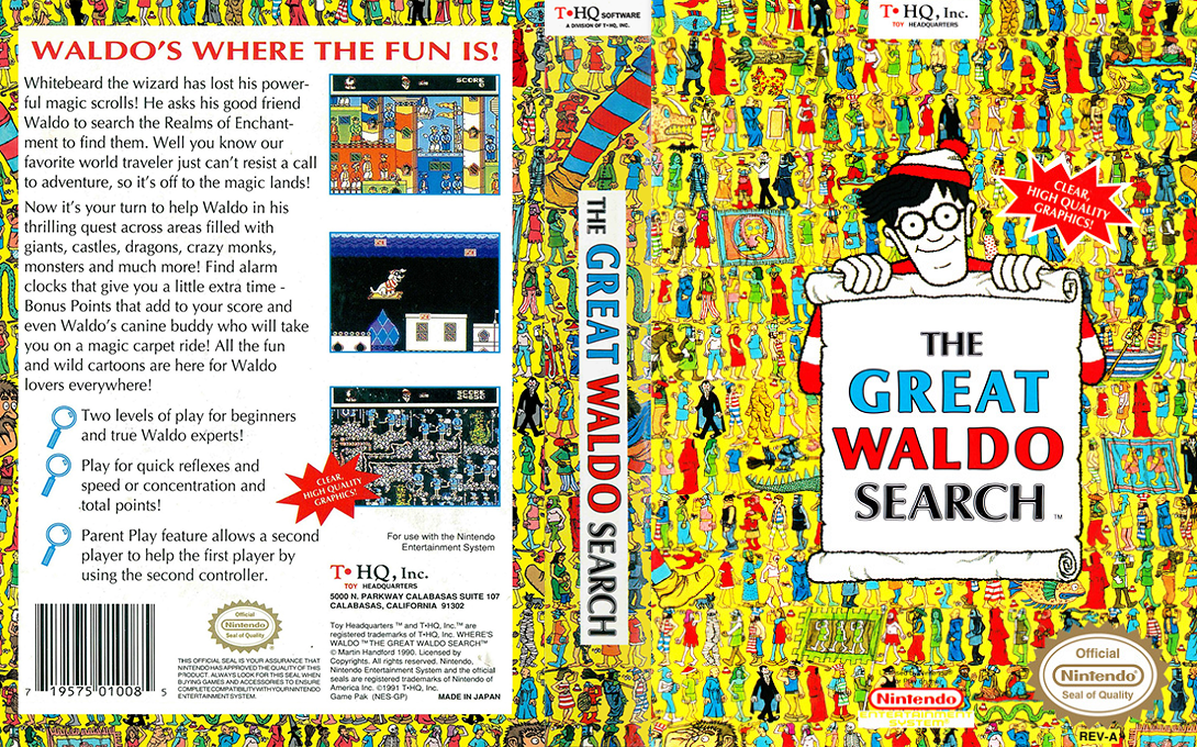 Great Waldo Search, The — box-texture (US)