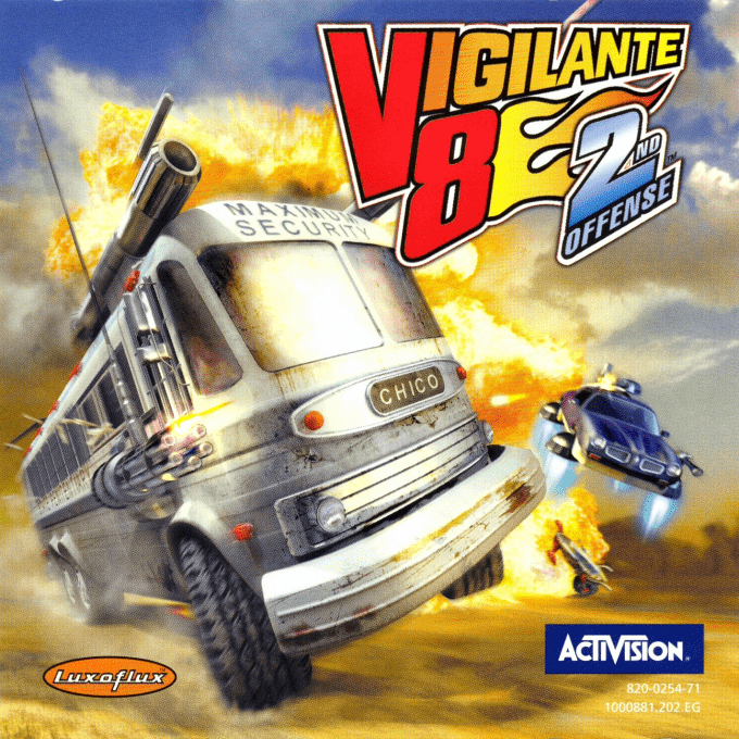 Vigilante 8 - 2nd Battle — box-2D (EU)