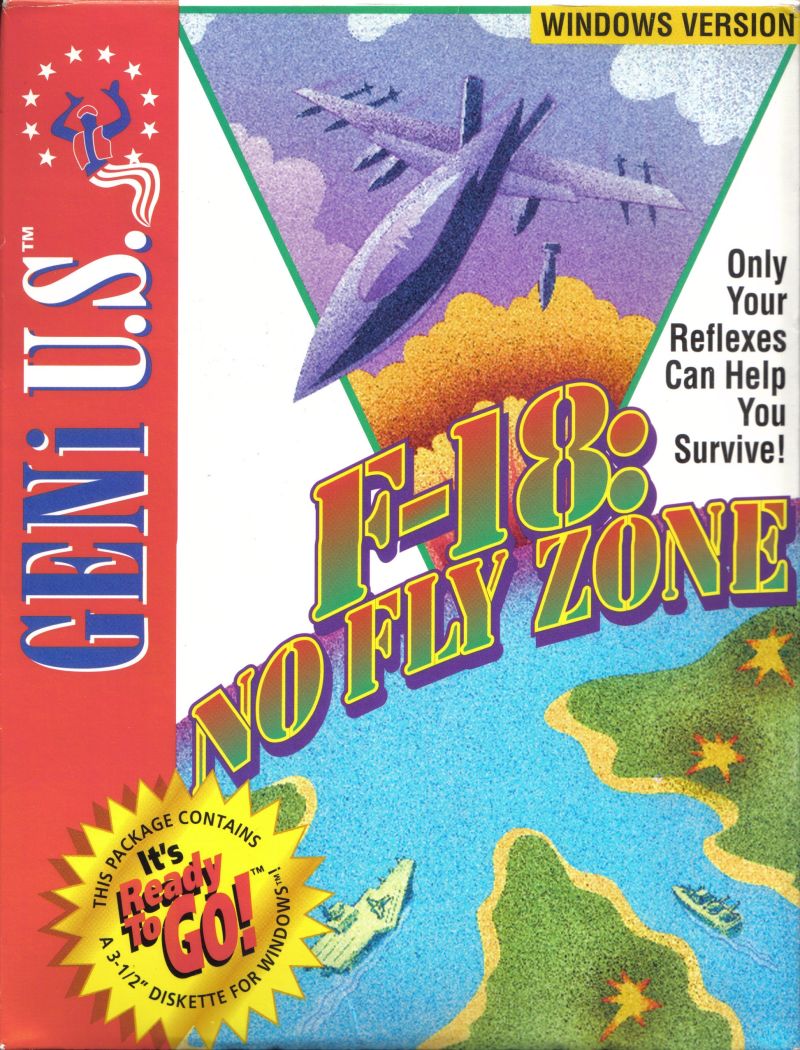 F-18: No Fly Zone box art
