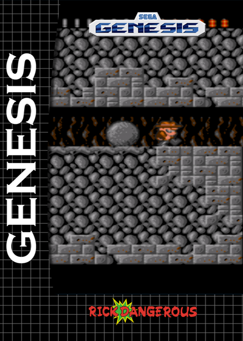 Rick Dangerous DX — box-2D (SS)
