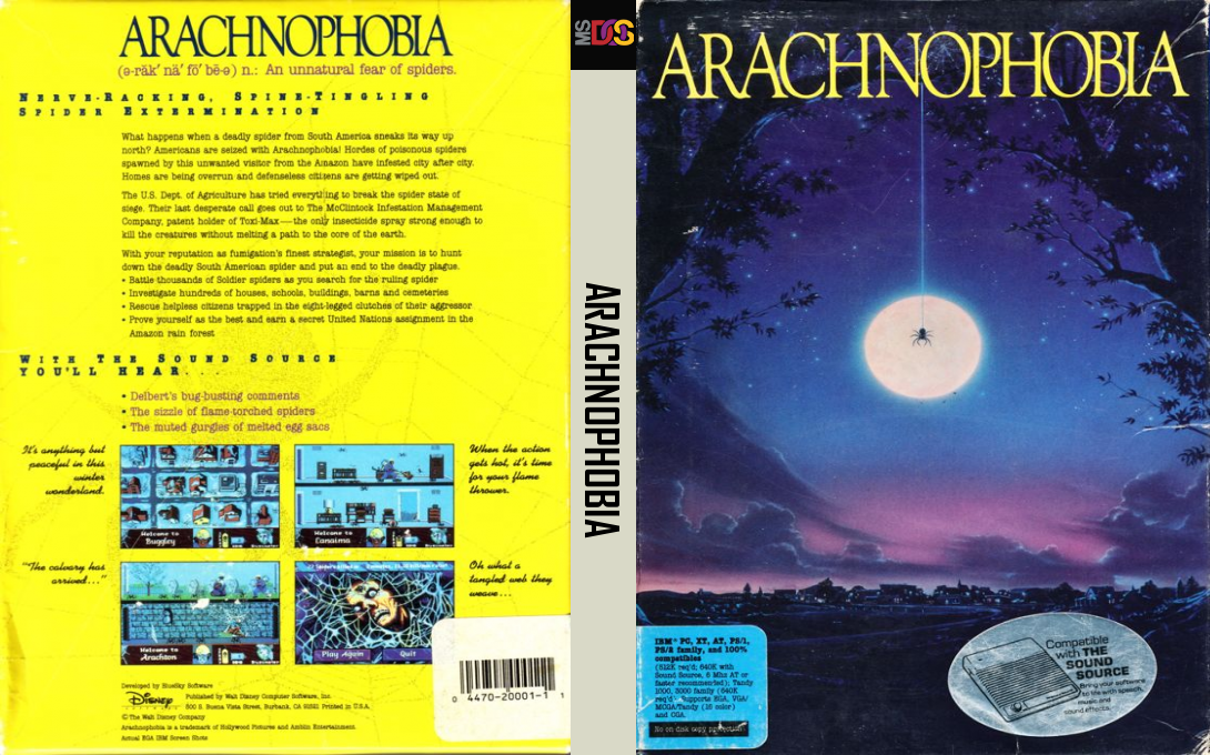 Arachnophobia — box-texture (US)