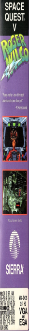 Space Quest 5 - The Next Mutation — box-2D-side (SP)