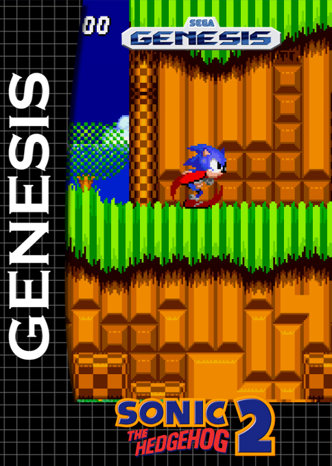 Sonic The Hedgehog 2 — box-2D (SS)